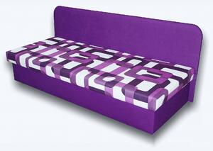 Pat de o persoană (canapea) 80 cm Lady IV (violet 49 + Gusto 10). Promo -8%. 793126