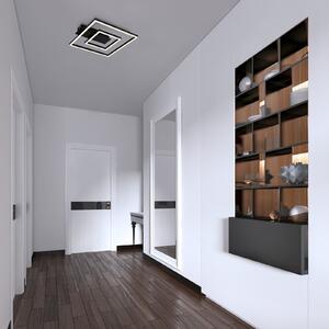 Plafonieră LED 3772 cu 2 rame, negru