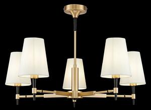 Maytoni Zaragoza candelabru 5 becuri abajur textil