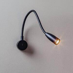 LEDS-C4 Bed aplică de perete LED rotundă, negru