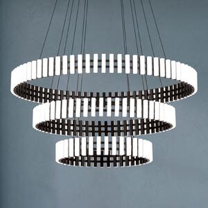 ORION Lampă pendul LED Mansion, dimabilă, reglabil, Alb, Camera de zi / sufragerie, Metal, Design