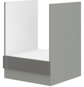 Dulap inferior de bucătărie pentru cuptor Gonir 60 D GAZ BB (gri + gri). 1032708