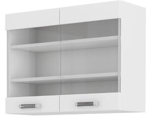 Dulap superior de bucătărie Oran 80 GS 60 2F (alb). 1033037