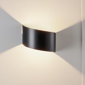 EMIBIG LIGHTING Aplică de perete Vero din oțel lăcuit, negru, reglabil, Negru, Camera de zi / sufragerie, Metal, Modern