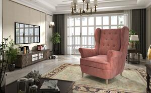 Fotoliu cu urechi Adrianna Typ 04 (roz). Promo -18%. 1038964