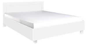 Pat matrimonial 140 cm Camber C23 (Alb) (cu somieră). Promo -20%. 1043048