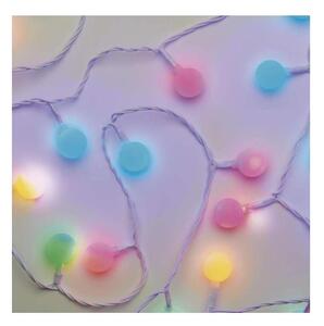 Ghirlandă lumini LED pentru exterior, 40 LED/9 m, IP44, multicolor