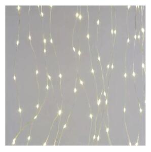 Ghirlandă LED pentru exterior, 300 LED, 8 funcții, 5,9 m, IP44, alb cald