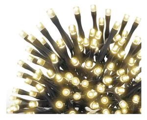 Ghirlandă LED pentru exterior 100 LED/15 m IP44 alb cald