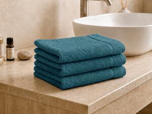 Prosop CLASSIC COLOR mic petrol 30x50 cm, 100% bumbac