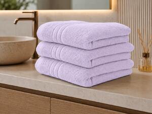 Prosop de baie CLASSIC COLOR 70 x 140 cm lavanda, 100% bumbac
