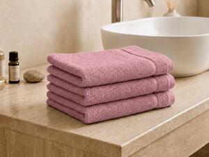 Prosop CLASSIC COLOR mic roz prafuit 30x50 cm, 100% bumbac