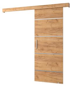 Uși culisante 90 cm Sharlene IV (craft auriu + craft auriu + argintiu). 1043758