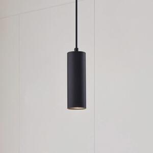 Lampă suspendată Lindby Joffrey, Ø 6 cm, negru, metal, GU10