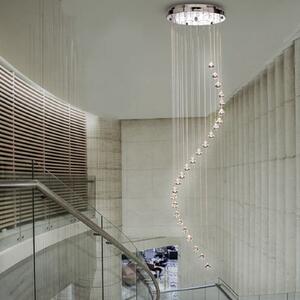 Lampă suspendată Hallway perdea de cristale 180 cm