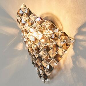 Aplică de perete din cristal Saten, 25 cm