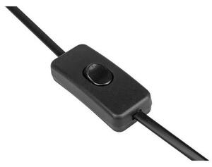 Lampa de birou Woody, bec E27, 60W, comutator, otel/lemn, baza 170 x 150 x 450 mm, cablu 150 cm