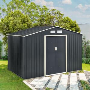 Juskys Casuta de gradina XL 277×191×192 cm - antracit
