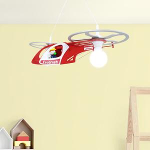 Lampă pendul Elicopter Fred pt. cameră copil