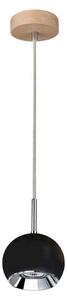Lustră LED pe cablu Spot-Light 5143174 BALL WOOD 1xGU10/5W/230V stejar mat