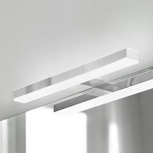 Ebir Lampă LED oglindă Veronica, lățime 30 cm, crom, Metalic, Baie, Plastic