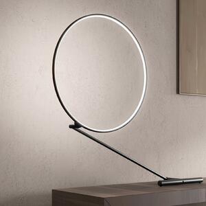 Kdln Lampă de masă LED Poise, negru, înălțime 109 cm, dimabil