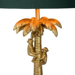 Lucide Lampă de masă Extravaganza Coconut, verde/galben, Auriu / Alamă, Camera de zi / sufragerie, Plastic, Design