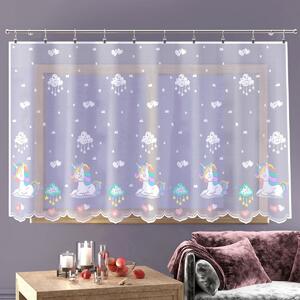 Cortină unicorn colorată, 300 x 150 cm, 300 x 150 cm