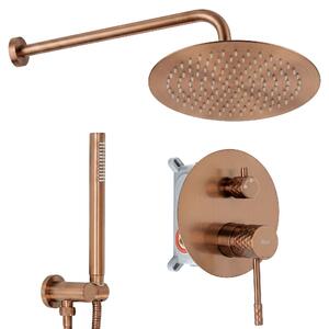 Set de dus incastrat Rea Lungo Diamond Brush Copper + BOX