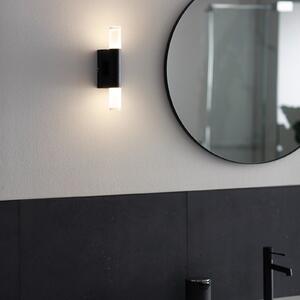 Schöner Wohnen Twice aplică LED baie 2 becuri CCT, reglabil, Negru, Baie, Metal, Modern