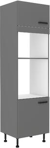 Dulap bucătărie pentru alimente pentru cuptor Nesia 60 DPM 215 2F (Antracit). 1049712