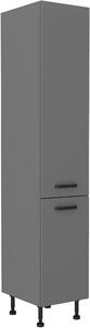 Dulap bucătărie pentru alimente Nesia 40 DK-215 2F (Antracit). 1049692