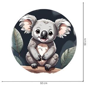 PIPPER. Autocolant circular de perete „Koala” mărimea: 60cm