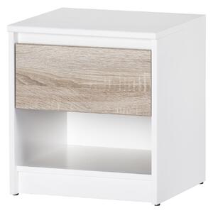 Noptieră Wanta 05 (alb + stejar sonoma). Promo -13%. 1068250