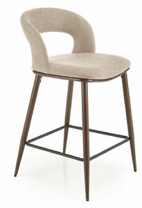 Scaun de bar Houston 1932, Bej, Nuc, 92x49x52cm, 9 kg