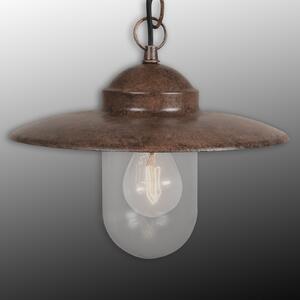 Nordlux Lampă suspendată Luxembourg IP23, Maro / Rugină, Metal, Maritimă