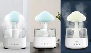 Umidificator de design + lampă de noapte