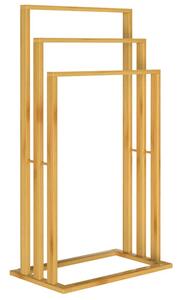 Deuba Suport pentru prosoape din bambus 40x24x82 cm