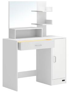 Deuba Masuta de toaleta Jocelyn 90x38x137 cm - alba