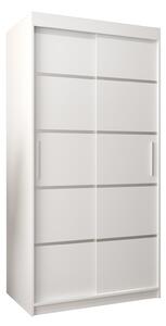 Dulap de haine 100 cm Verika 1 100 (alb). 1063676