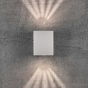 Aplică LED de exterior Canto Kubi 2, 10 cm, alb