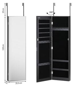 Deuba Dulap de bijuterii 31,5x9x110 cm