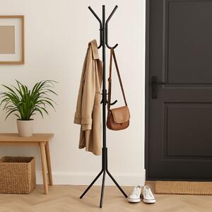 Cuier metalic pentru haine, 170 cm, negru, Storage Solutions