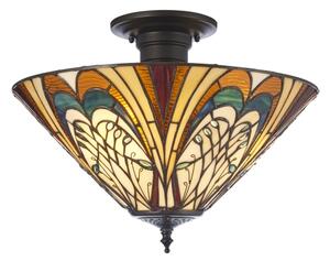Endon 111905 - Lustru aplicat Tiffany HECTOR 3xE27/10W/230V, diametru 40 cm