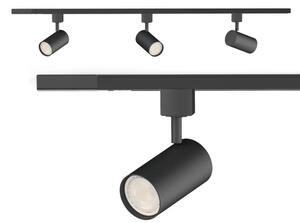 Philips - Spot pentru șină EASYLINK 3xGU10/7W/230V 1m negru