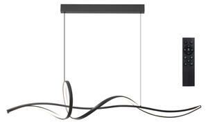 Brilagi - Lustru LED dimabil suspendat pe cablu SIGNATURE LED/55W/230V 120x23 cm negru + telecomandă