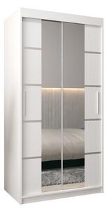 Dulap de haine 120 cm Verika 4 120 (alb). 1064265