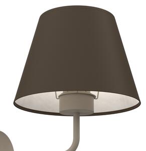 Aplica de perete ARDEN 1xE27/15W/230V, bej/maro