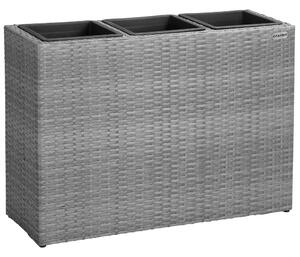 Deuba Ghiveci de flori 83x30,5x60cm - gri