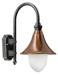 LCD Aplică de exterior clasică-modernă Elisa, reglabil, Negru, Metal